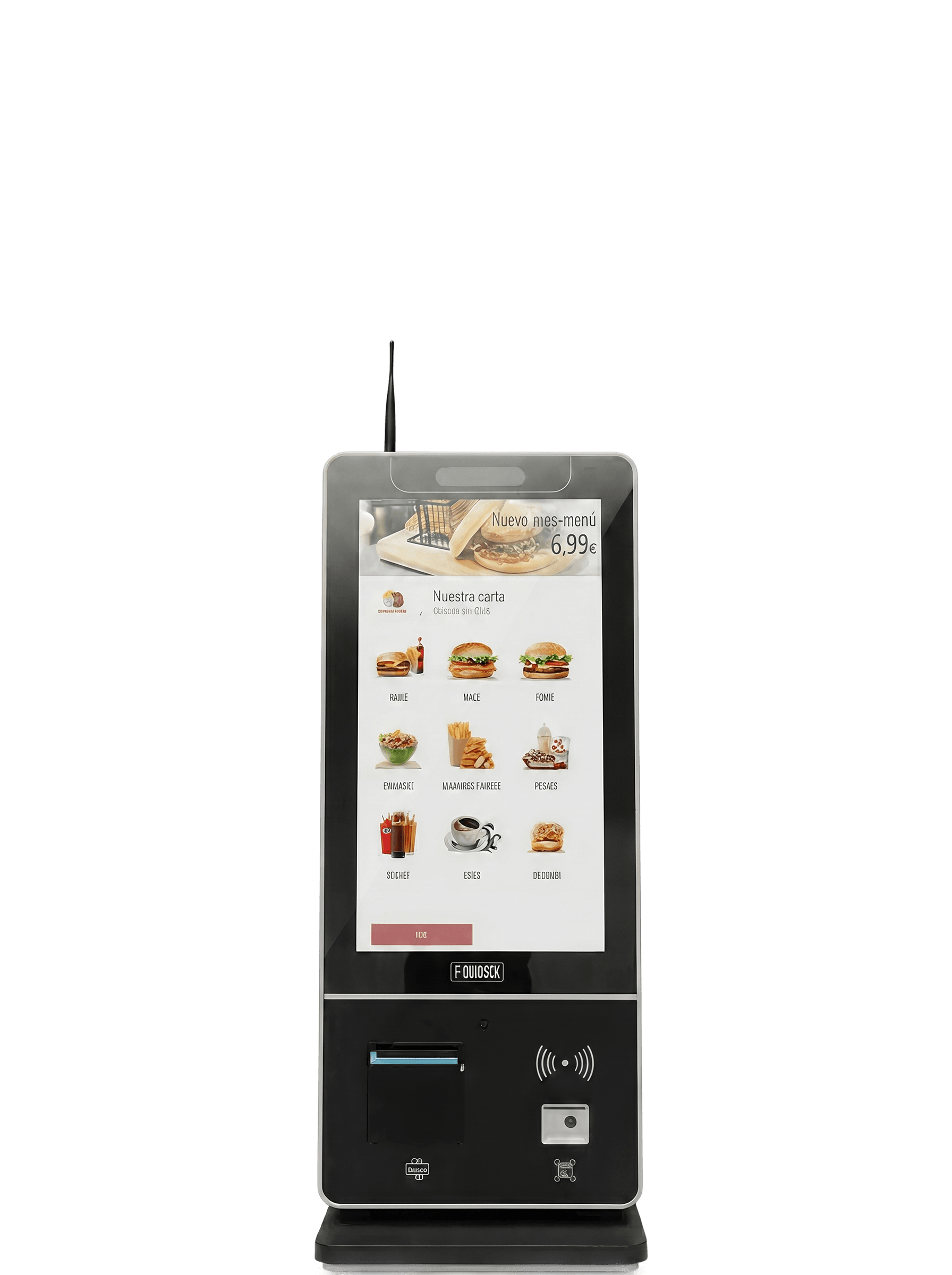 Quiosco de autoservicio Hiopos para retail