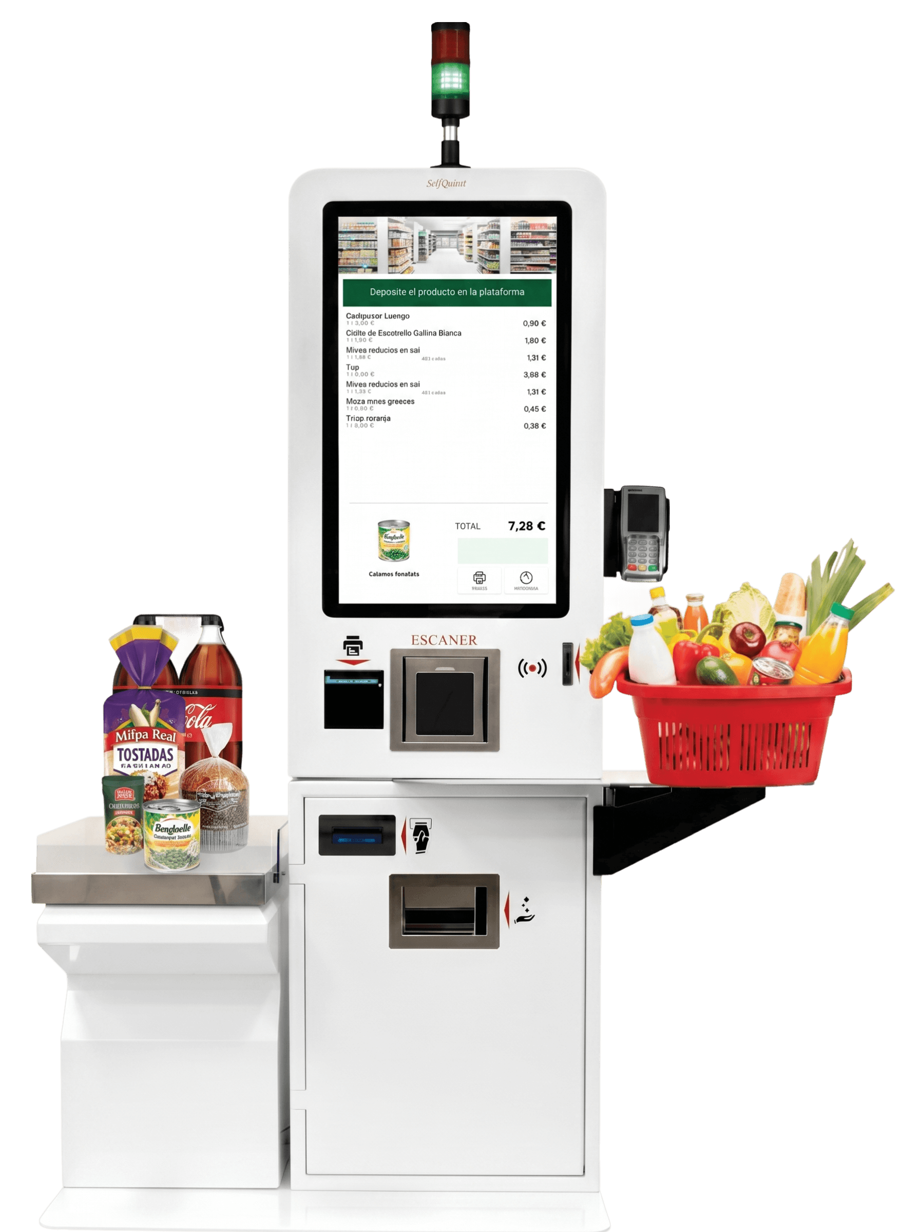 Terminal compacta Hiopos Sun para mostrador