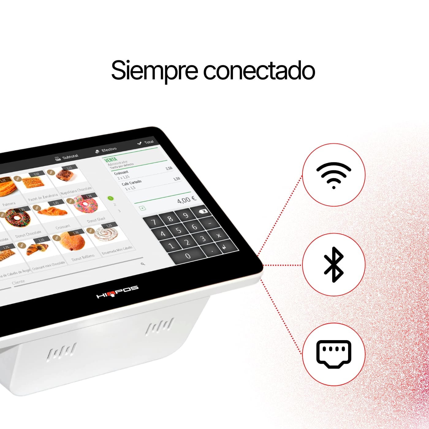 Conectividad WiFi dual band y Bluetooth