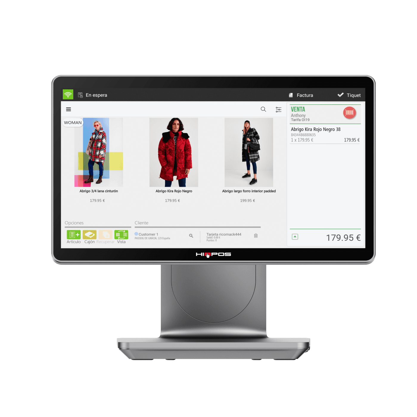 Hiopos Sun 9 — TPV (Terminal Punto de Venta)