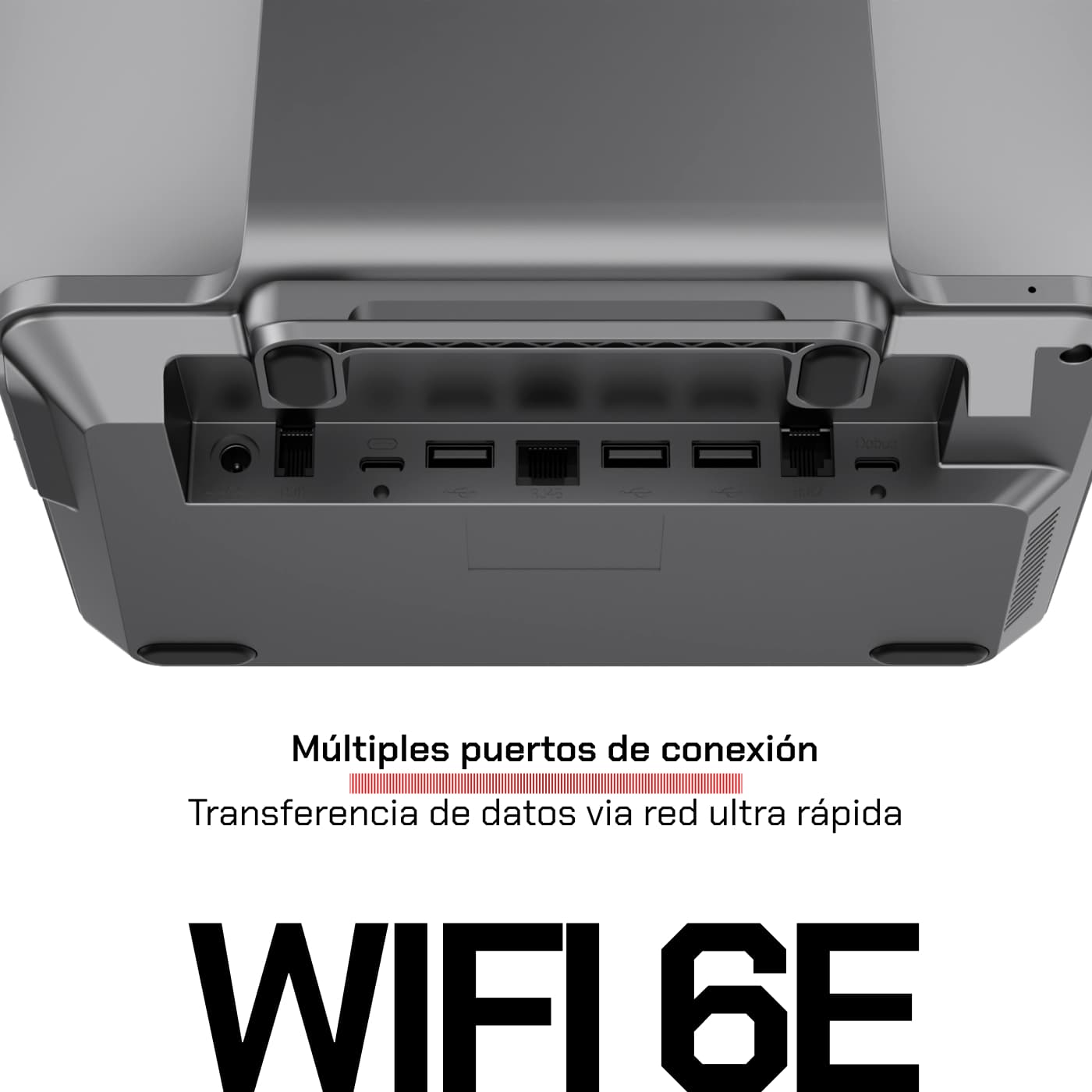 WiFi 6E y conectividad Gigabit