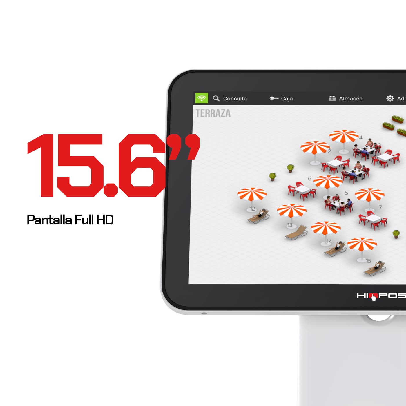 Pantalla Full HD de 15.6"
